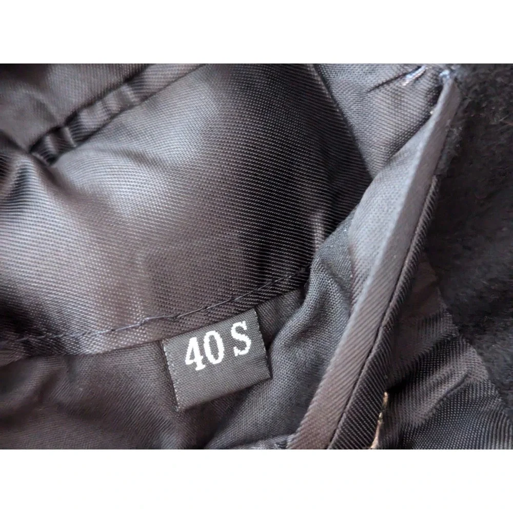 Brooks Brothers 346 Sport Jacket Mens 40S Black Cashmere? Coat Career Corpcore